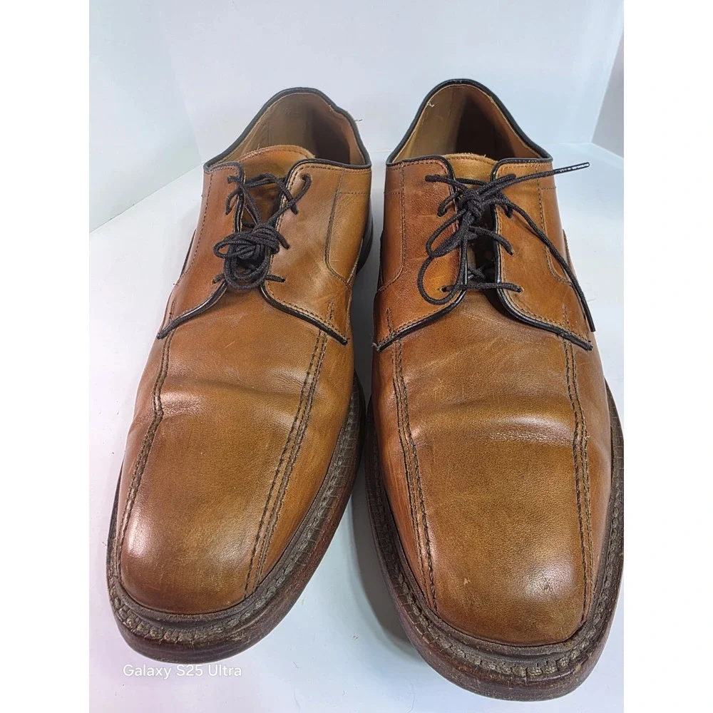 Allen Edmonds Hillcrest Men's Dress‎ Shoes Size 11 D Leather Walnut Brown